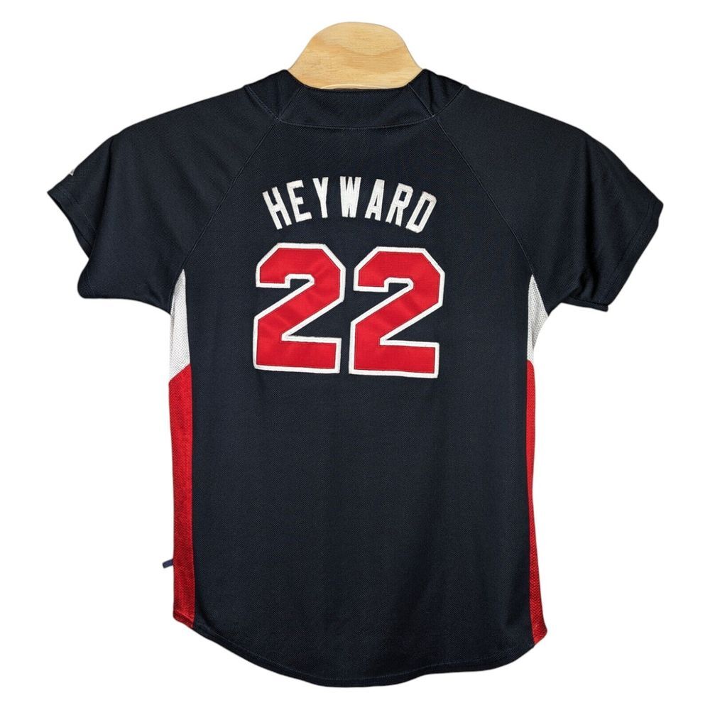Atlanta Braves Jason Heyward Jersey #22 Unisex Medium Authentic Majestic MLB